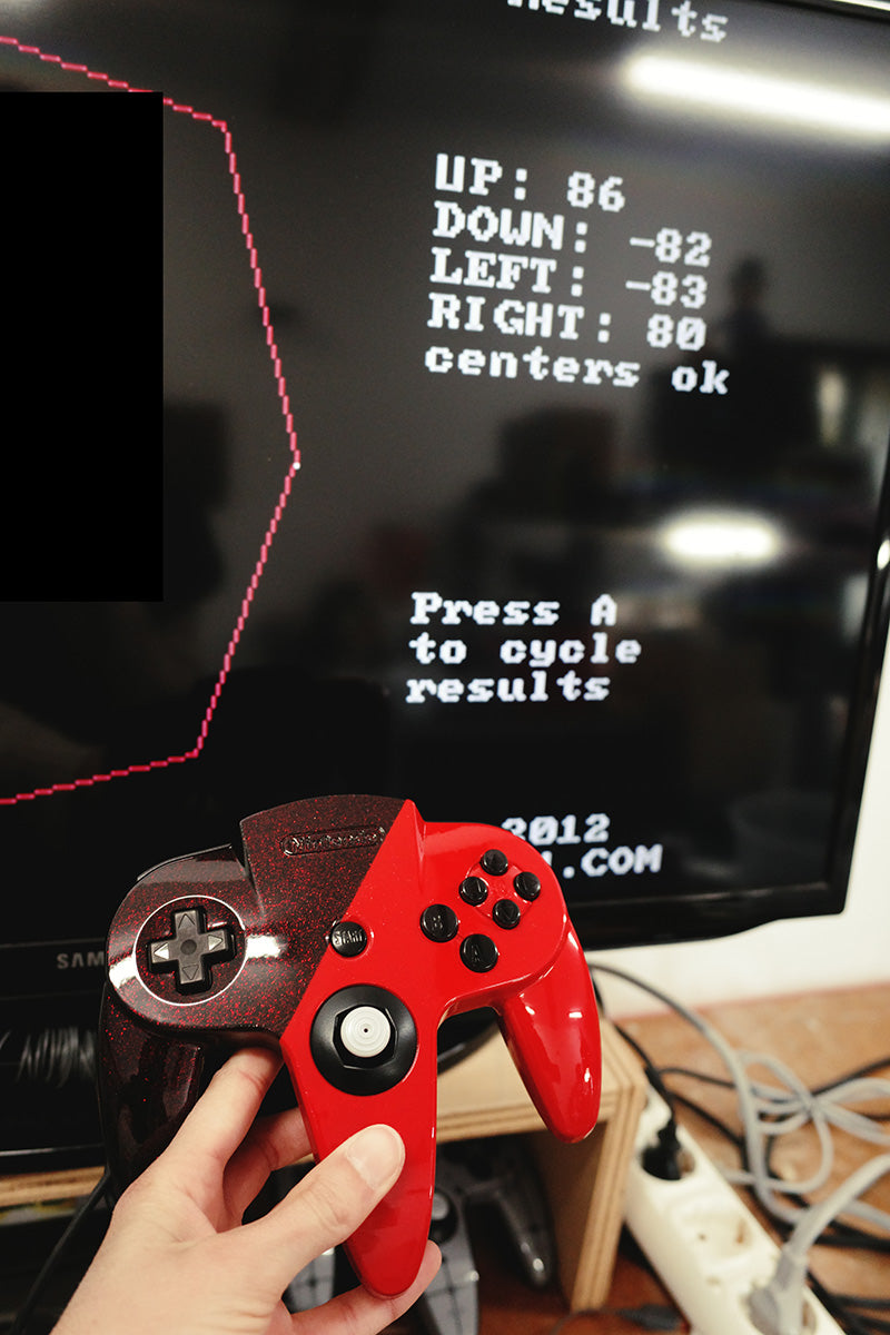 Racing Red - Custom Painted Nintendo 64 Controller