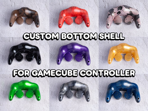 Bottom Shell for GameCube Controller ~ Custom Painted GameCube Controller