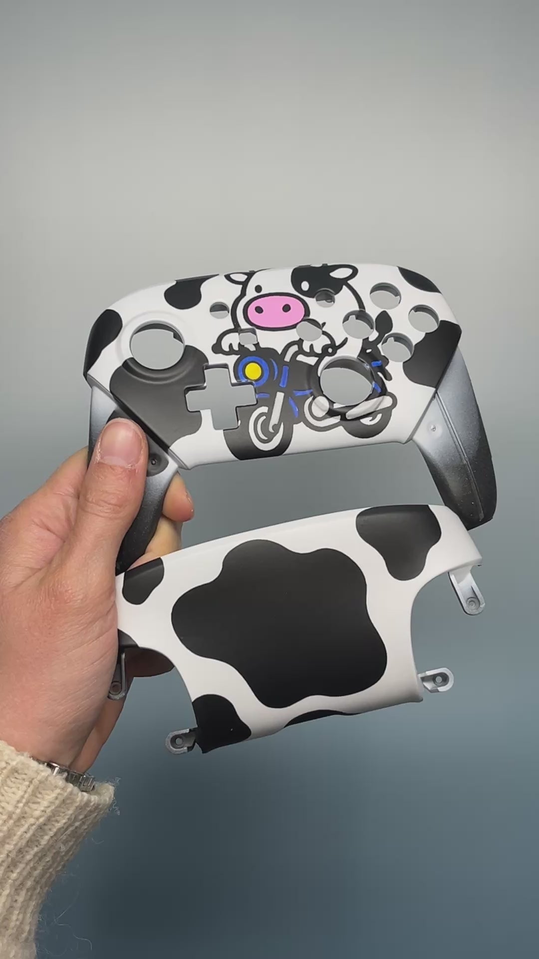 Cow / Mario Kart World - Nintendo Switch Custom Controller Shells