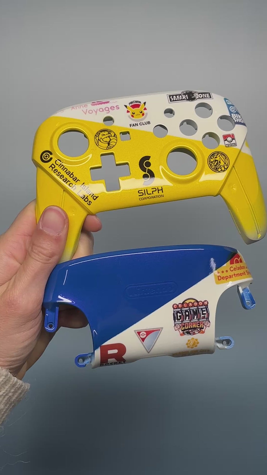 Pokémon Sponsors - Nintendo Switch Custom Controller Shells