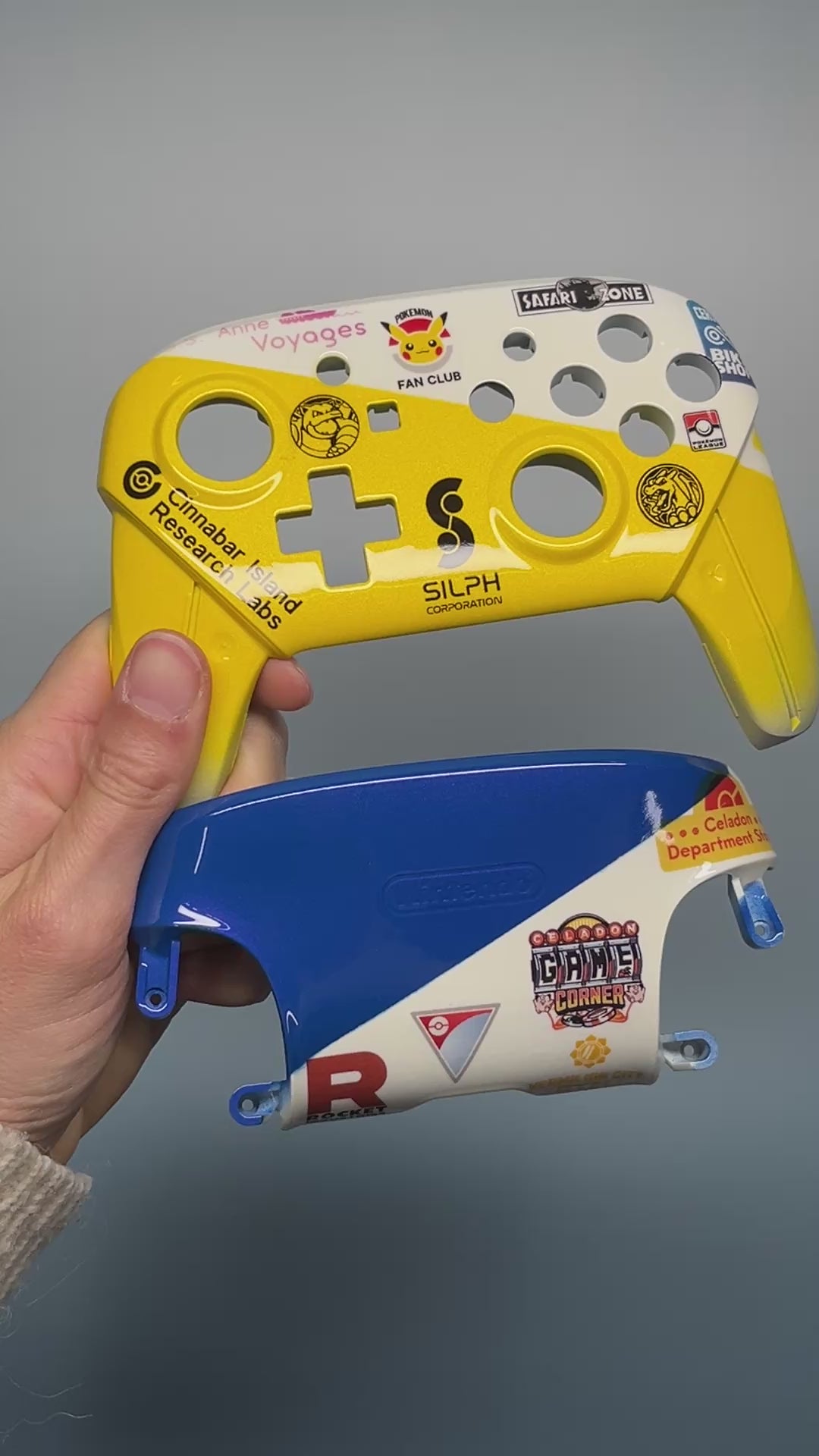 Pokémon Sponsors - Nintendo Switch Custom Controller Shells