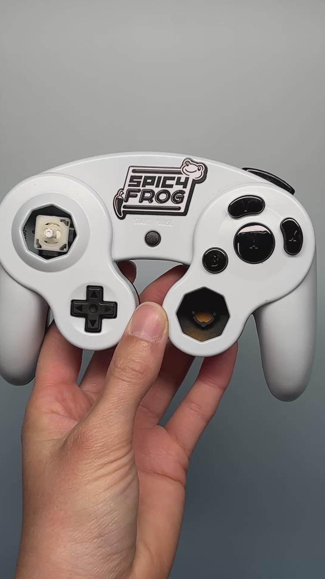 Black GameCube Controller Buttons (ABXY, Start, D-Pad and Z) Blackout Button Set