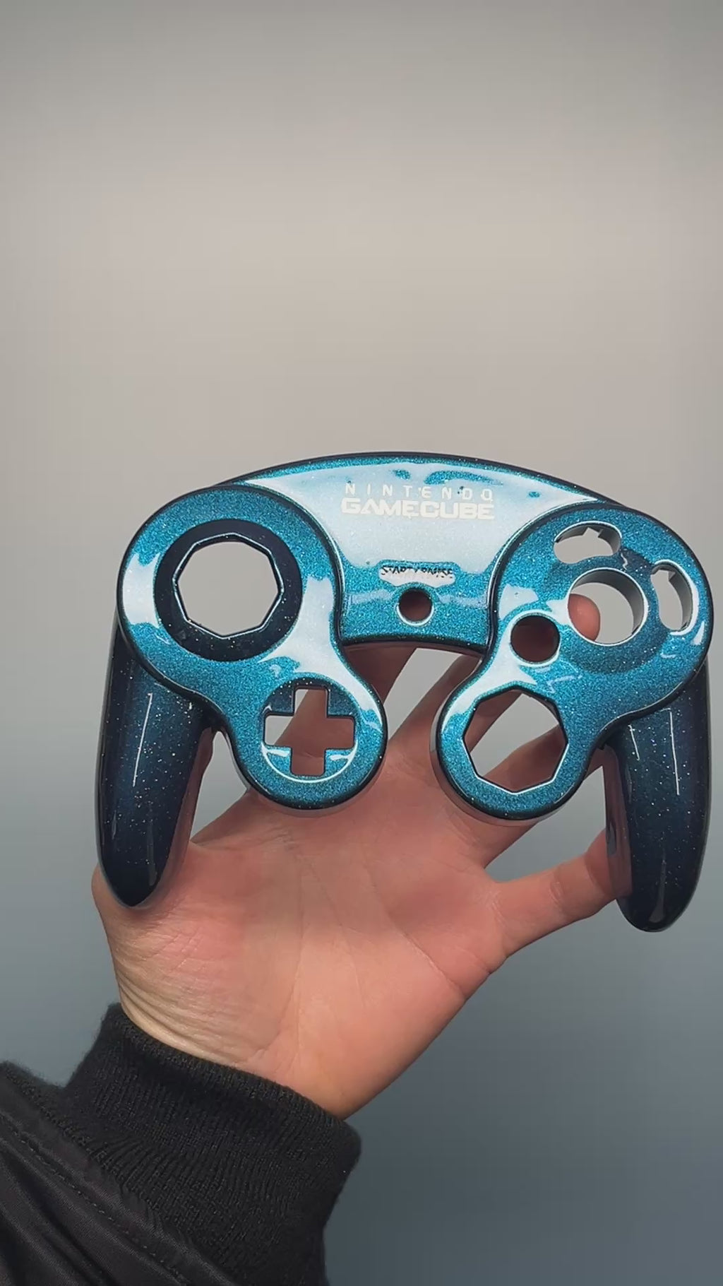 GameCube Top Shell - Galaxy Shift (Glossy)