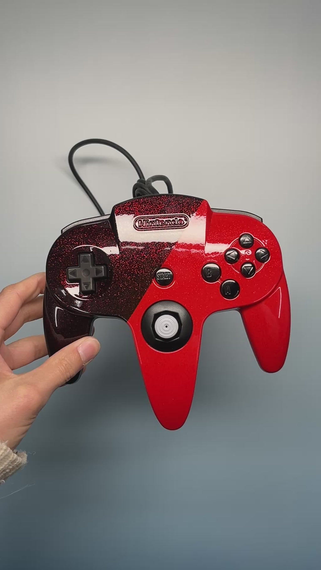 Racing Red - Custom Painted Nintendo 64 Controller