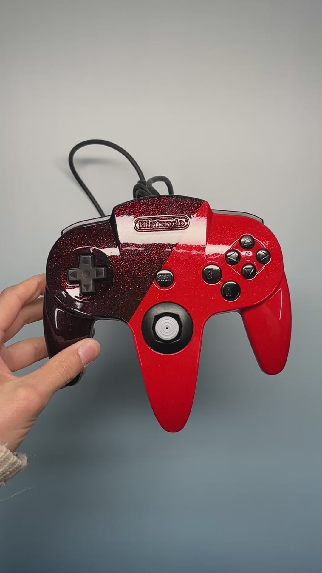 Racing Red - Custom Painted Nintendo 64 Controller