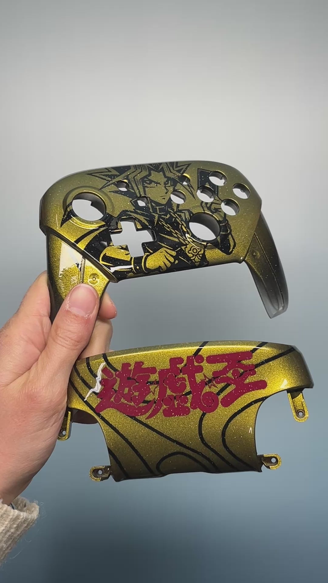 Yugi Mutoh / Yu-Gi-Oh! - Nintendo Switch Custom Controller Shells