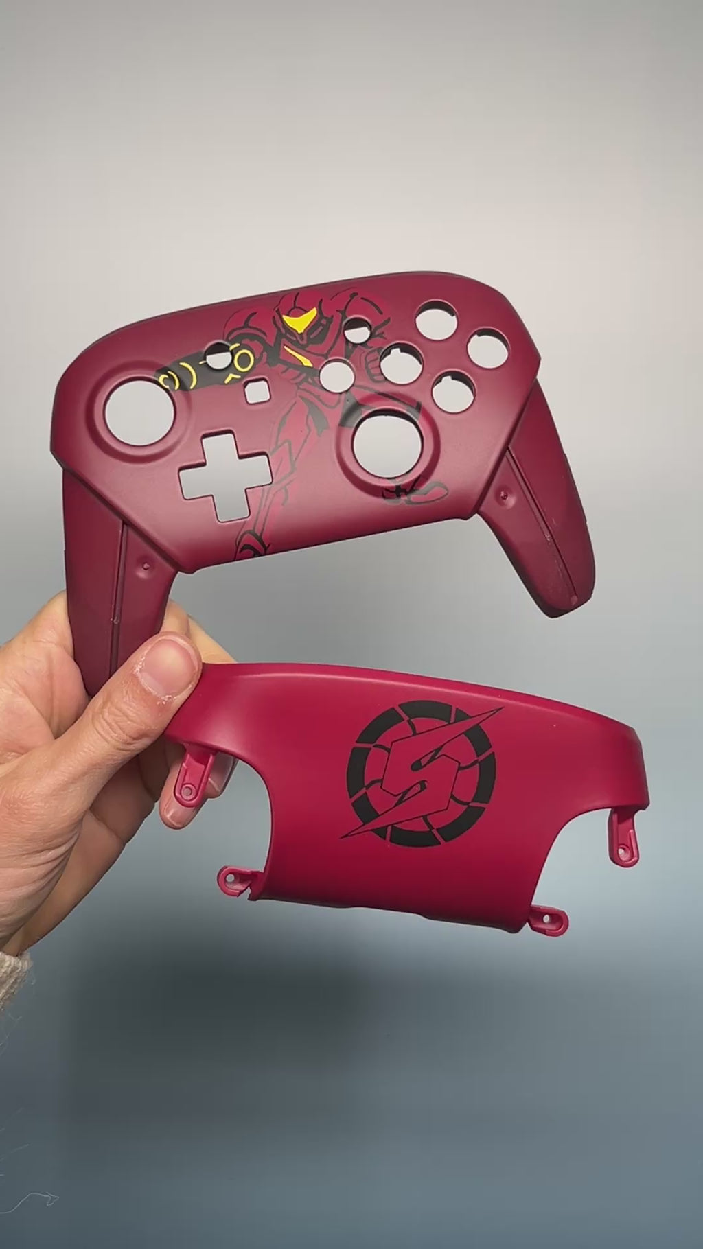 Samus Aran - Nintendo Switch Custom Controller Shells