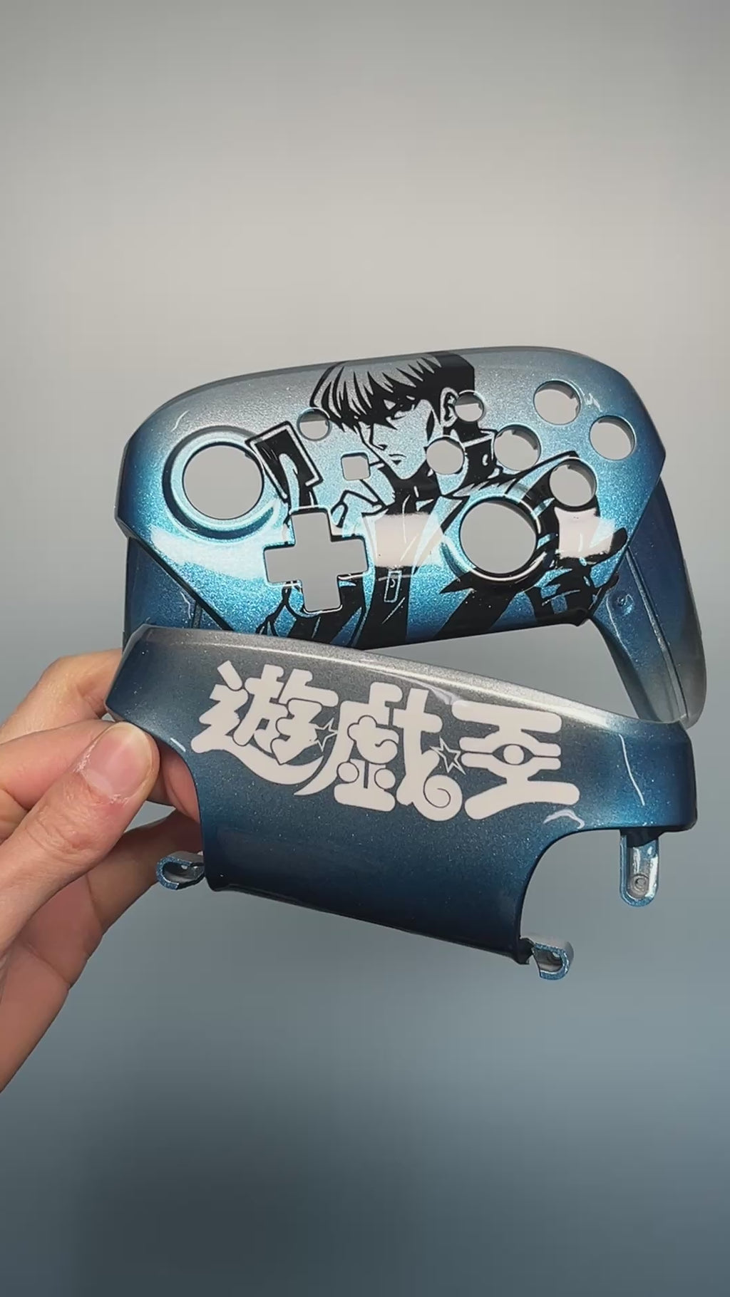 Seto Kaiba / Yu-Gi-Oh! - Nintendo Switch Custom Controller Shells