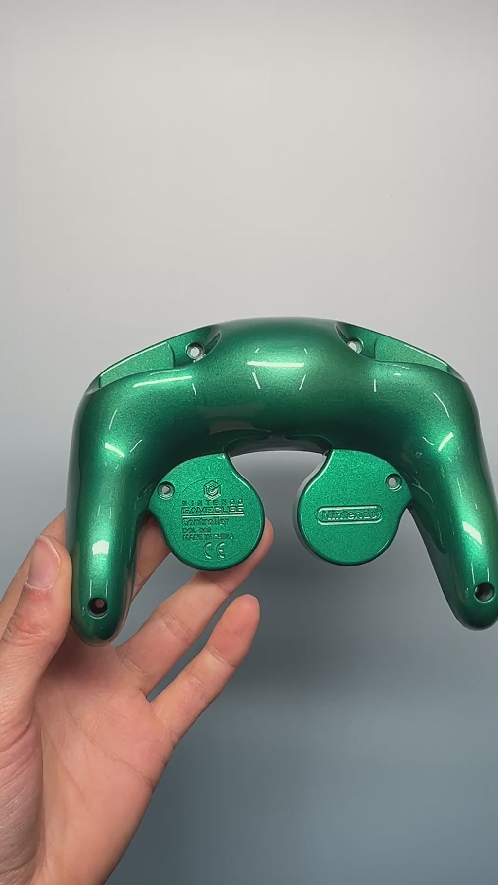 GameCube Bottom Shell - Emerald Green (Glossy)