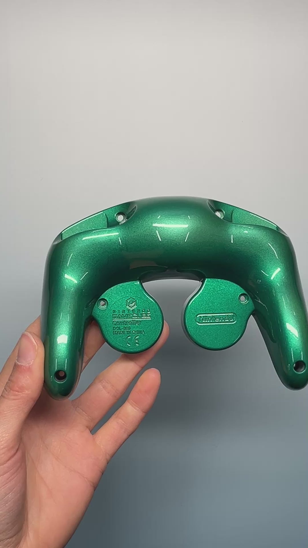 GameCube Bottom Shell - Emerald Green (Glossy)