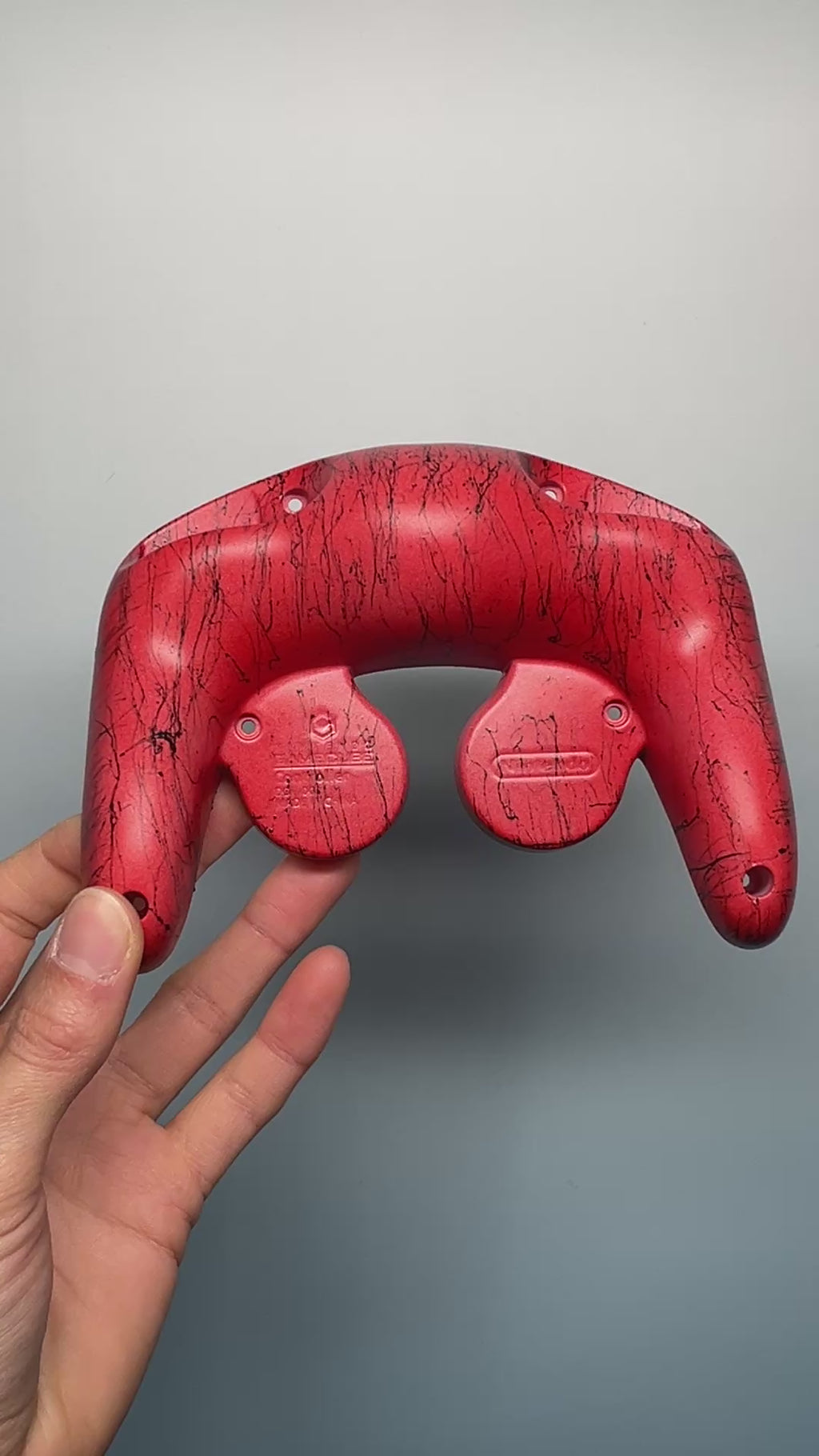 GameCube Bottom Shell - Red (Matte)