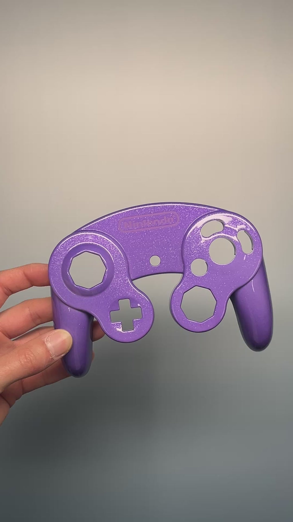 GameCube Top Shell - Purple (Glossy)