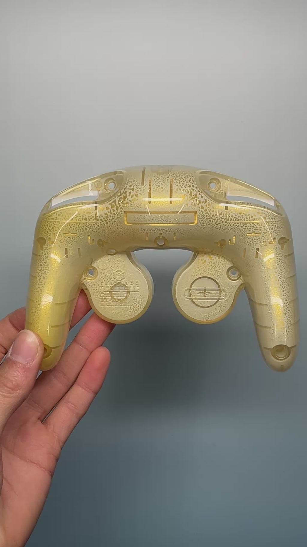 GameCube Bottom Shell - Special Gold (Glossy)