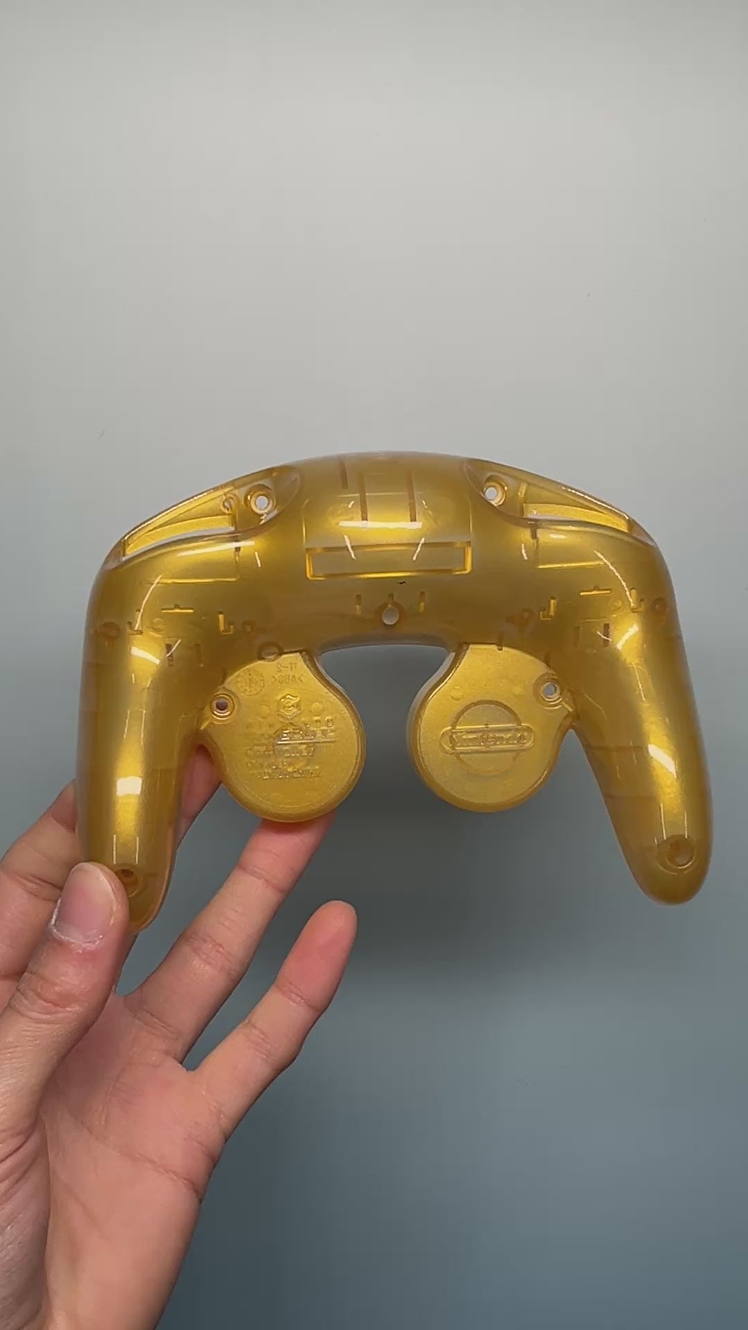 GameCube Bottom Shell - Gold (Glossy)