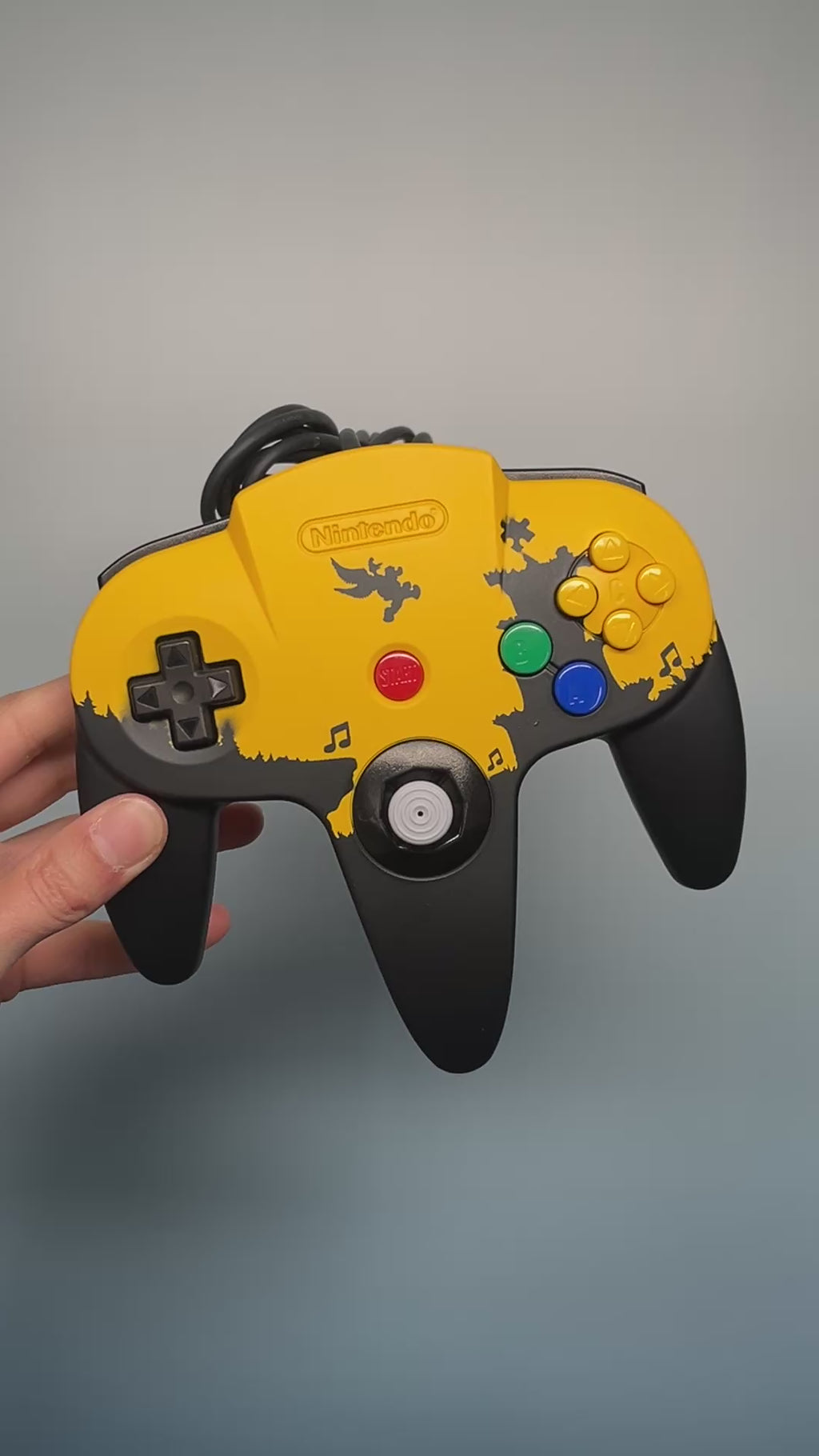 Banjo-Kazooie - Custom Painted Nintendo 64 Controller (OEM)